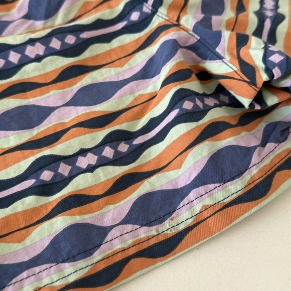 PATAGONIA Girls Costa Rica Baggies Shorts Size Small COAST HIGHWAY TIDEPOOL BLUE - Picture 9 of 9